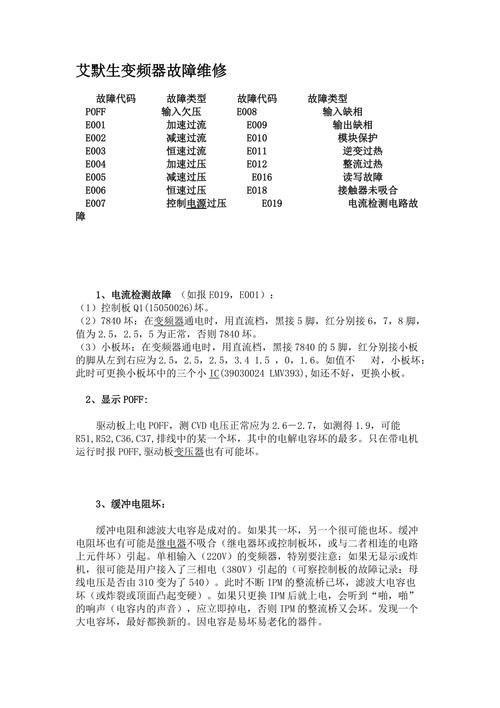 艾默生變頻器維修視頻，艾默生變頻器維修P.OFF故障視頻